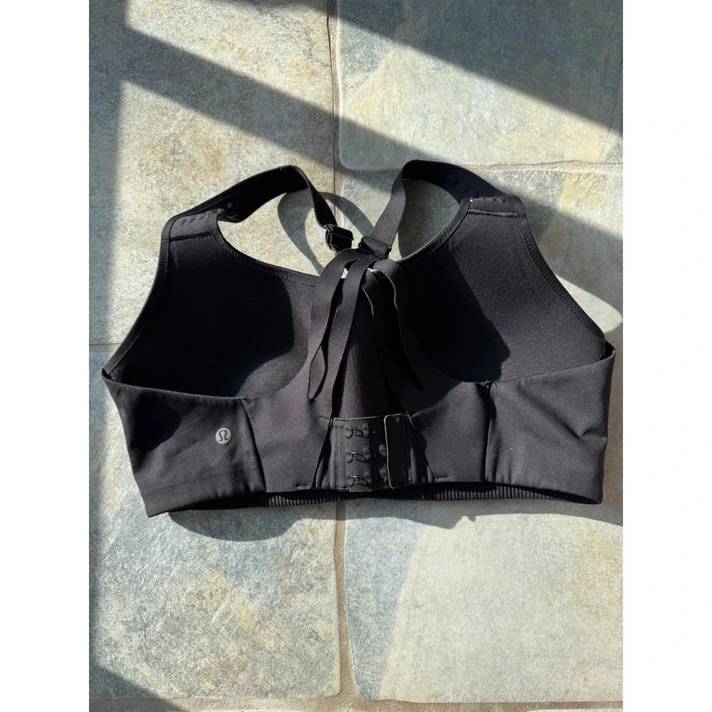 Lululemon AirSupport Bra Black Size 38D High Impact Running‎ Sports Bra